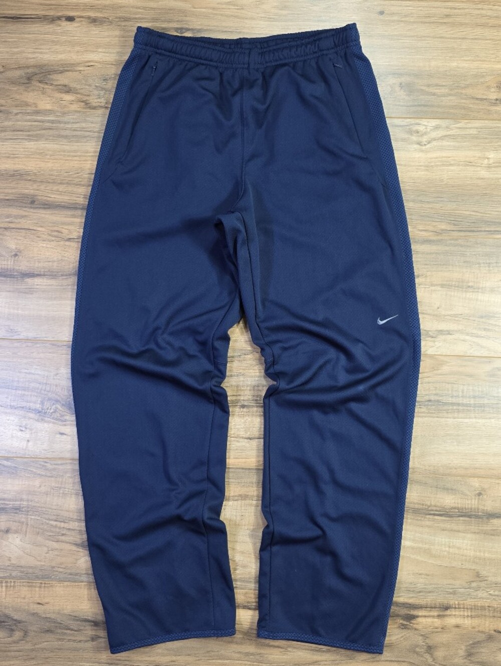 Nike Y2K Athletic Track Pants Navy Blue Medium Mens